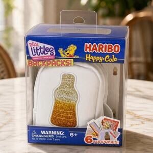 Real Littles Haribo Happy Cola Mini Backpack 6 Surprises Toy Collectible 6+ NIB